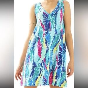 Lilly Pulitzer Dress Women’ s Size XS Blythe Swing Lightweight V-Neck Sleeveless